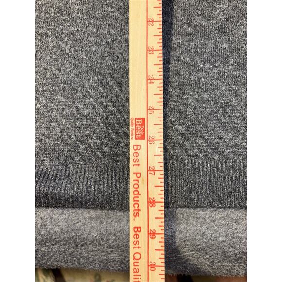 Lot Of 2 Croft & Barrow 2X V Neck Ribbed Soft Sweater Gray & Green - Picture 8 of 9